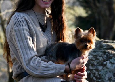 photographie de chien lorinne shiny