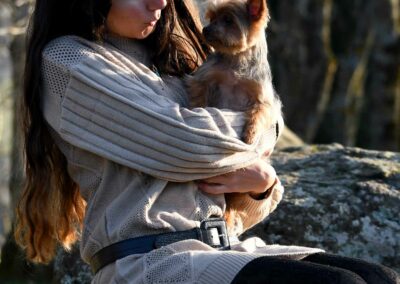 photographie de chien lorinne shiny