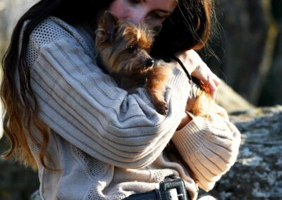 photographie de chien lorinne shiny